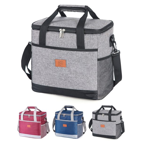 20L Waterproof Oxford Insulated Cooler Bag w/ Handle