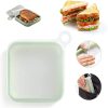 Health Portable Reusable Silicone Sandwich Case