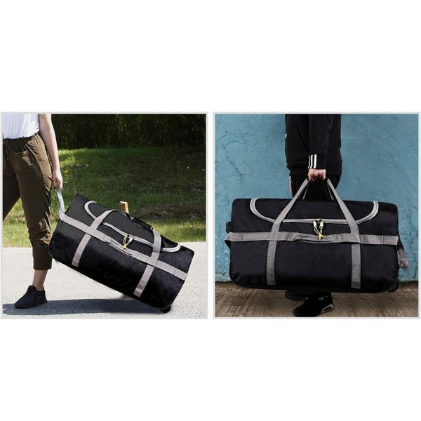 120L Foldable Large Capacity Duffle Bag w/ Wheels