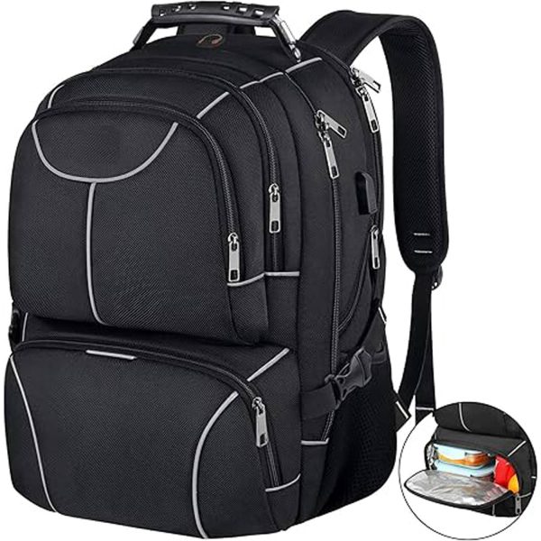 17L Insulated Laptop Backpack w/ Built-in Lunch Cooler