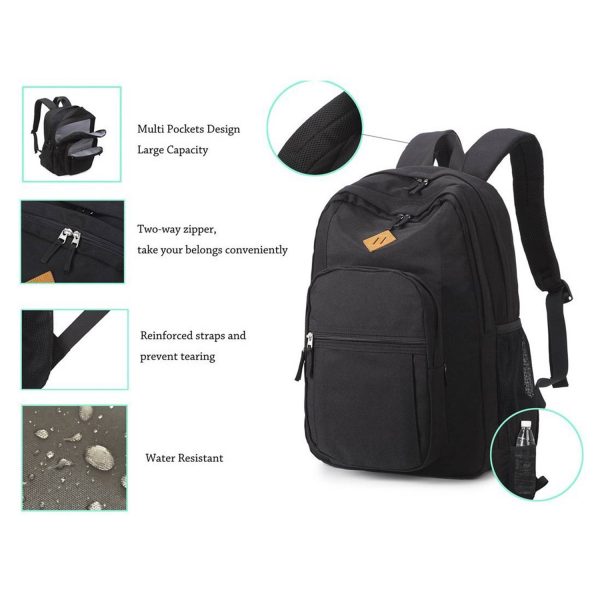 Waterproof Polyester Travel Backpack for School Commute