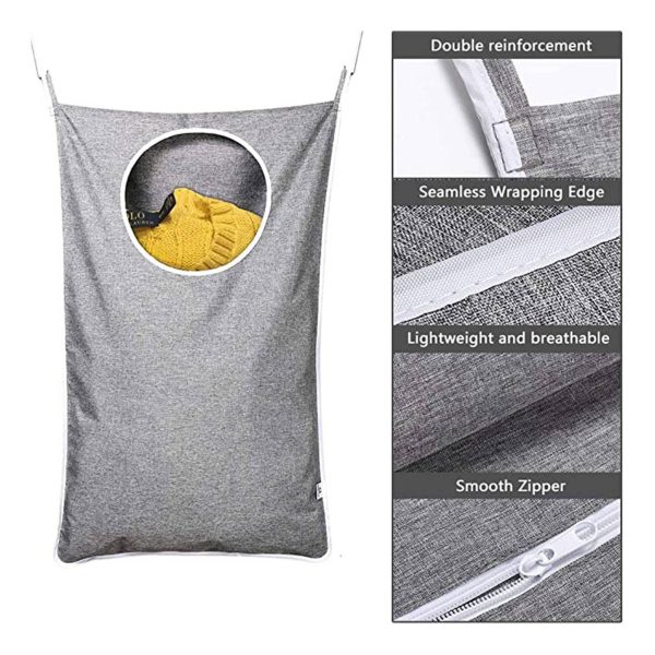 Hanging Laundry Basket Bag