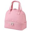 Double Layer Oxford Cooler Lunch Tote Bag for Picnic Travel