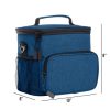 15L Oxford Insulated Cooler Bag w/ Handle for Outdoor Picnic