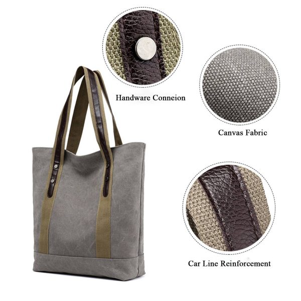Women Canvas Retro Casual Handbags