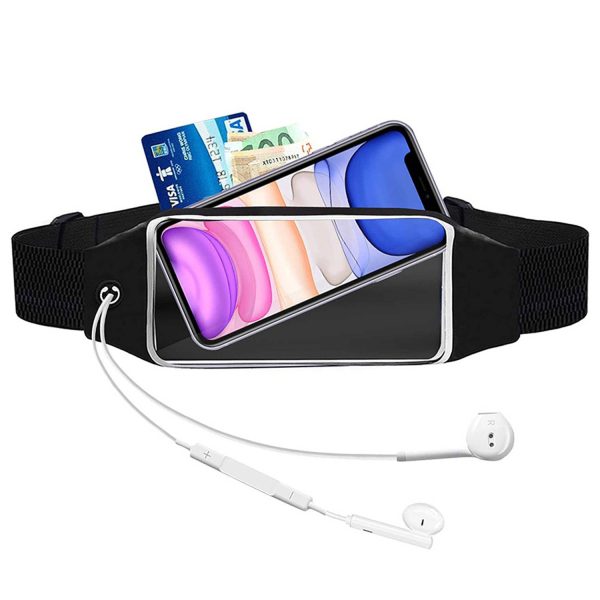 Waterproof Sport Waist Bag – Touchscreen-Compatible Design