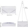 Women's Envelope Clutch Bag with Detachable Chain