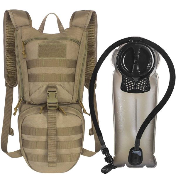 Outdoor Tactical Hydration Backpack w/ 3L Water Bladder