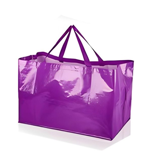 PP Woven Waterproof Foldable Shopping Bag w/ Handle