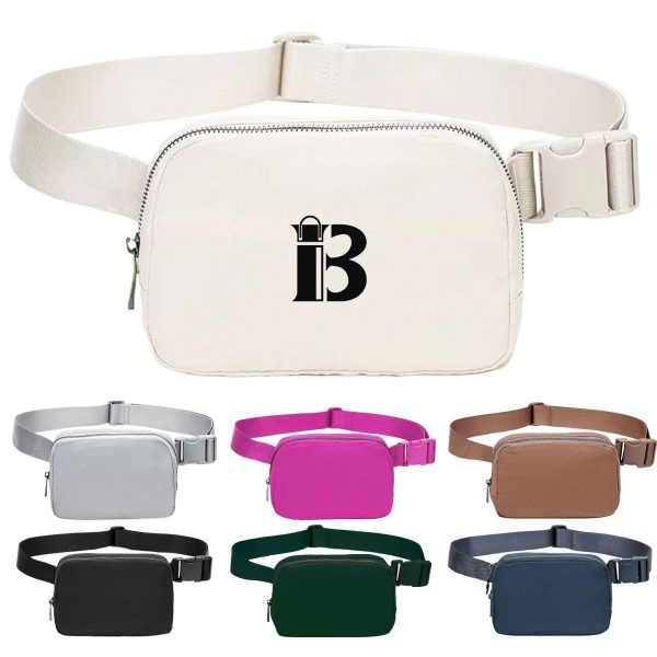 Mini Polyester Fanny Pack - Waterproof & Adjustable Strap