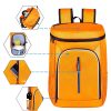 30L Waterproof Insulated Cooler Backpack w/ Oxford Fabric