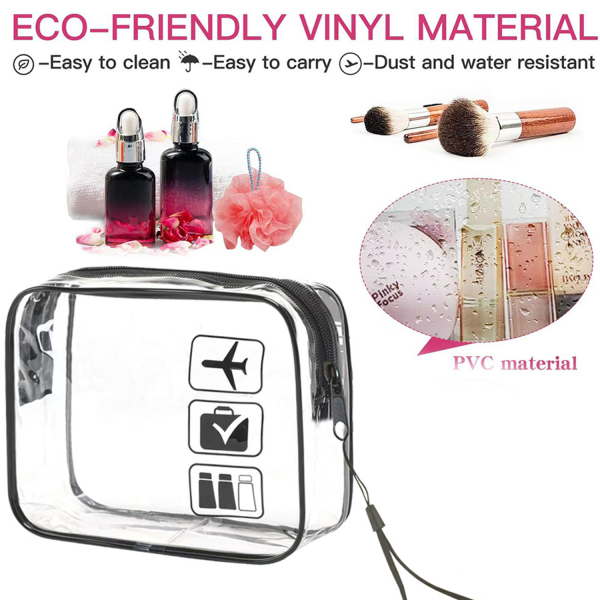 Waterproof PVC Travel Cosmetic Bag for Women