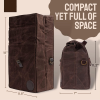 10L Canvas Insulated Cooler Picnic Bag w/ Shoulder Strap