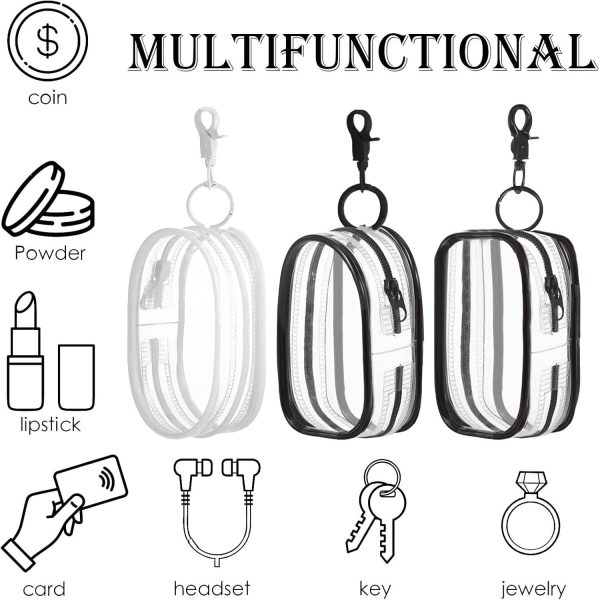 Mini Waterproof Transparent PU Makeup Storage Bag