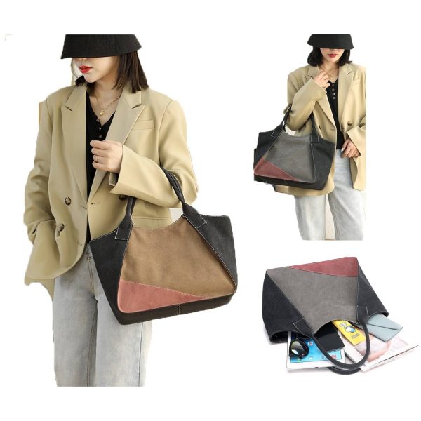 Women Canvas Shoulder Tote Bag