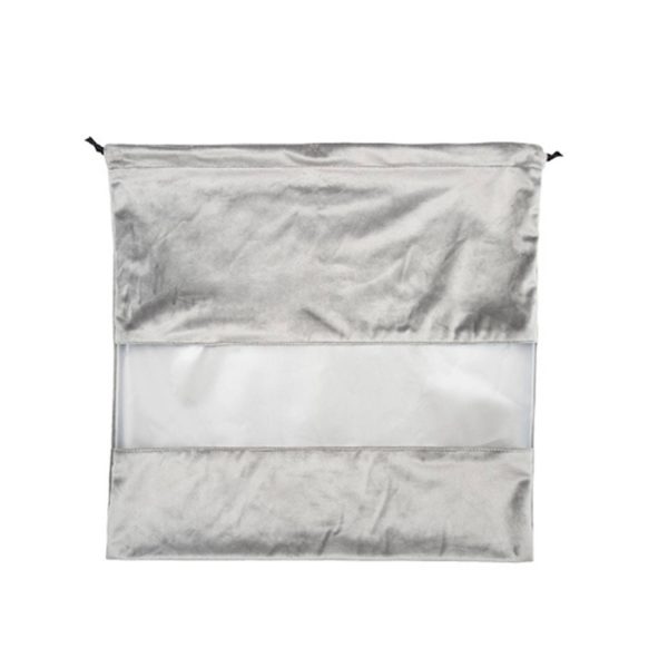 Velvet Dustproof Storage Bags with Transparent Panel