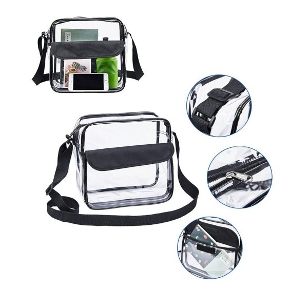 Clear Cross Body Messenger Bag