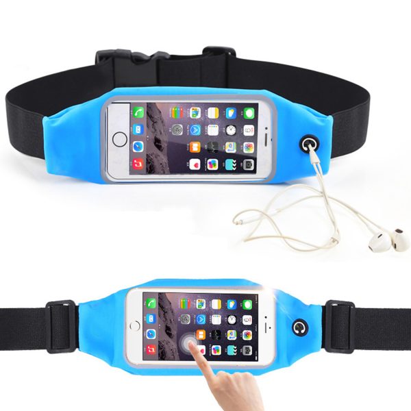 Waterproof Sport Waist Bag – Touchscreen-Compatible Design