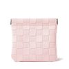 Travel Mini PU Makeup Bag with Snap Closure & Nylon Lining