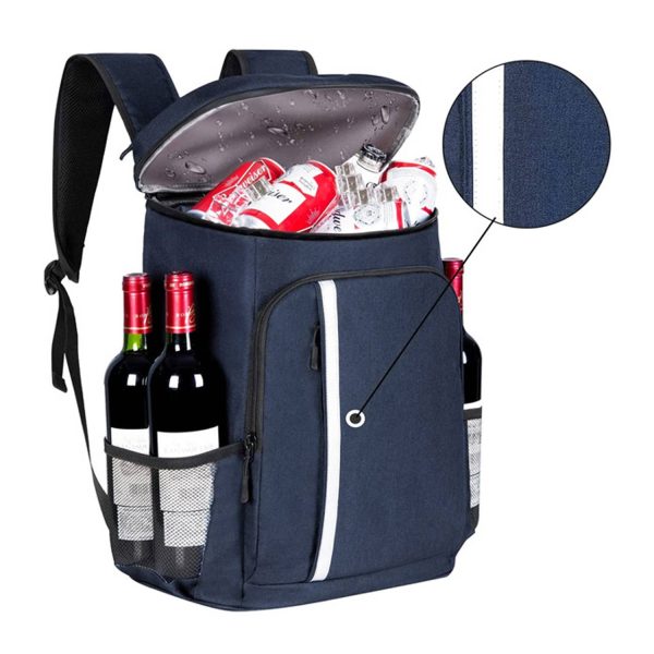 32L Portable Insulated Polyester Cooler Backpack