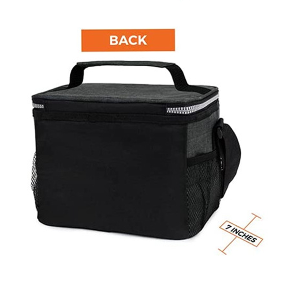 7.5L Oxford Lunch Cooler Bag w/ Handle for Outdoor Picnic