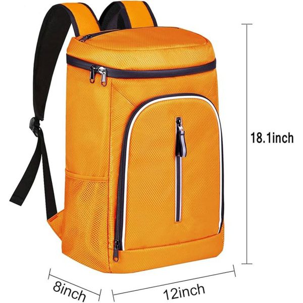 30L Waterproof Insulated Cooler Backpack w/ Oxford Fabric