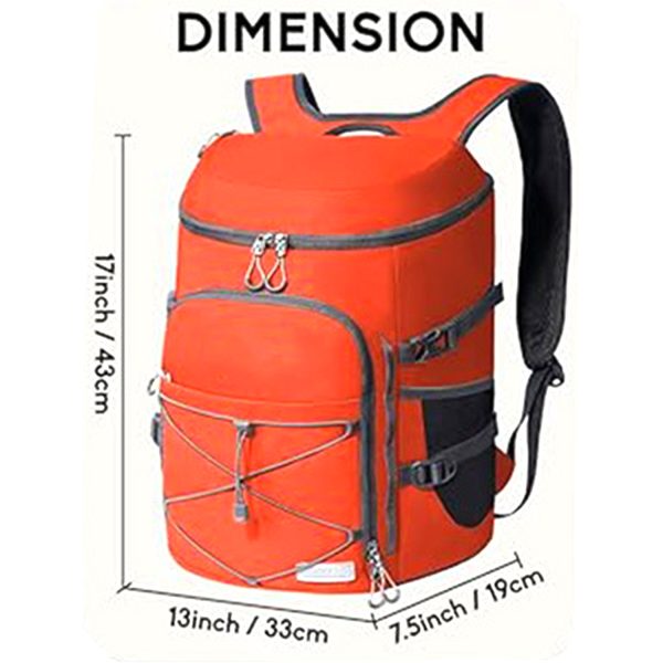 25L Oxford Insulated Backpack for Outdoor Picnic & Travel