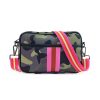 Waterproof Striped Neoprene Crossbody Bag for Travel