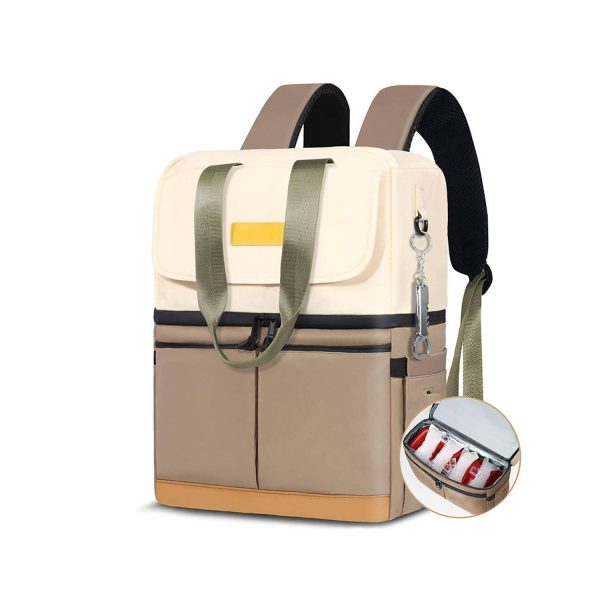 36 Can Waterproof Nylon Cooler Backpack for Picnic