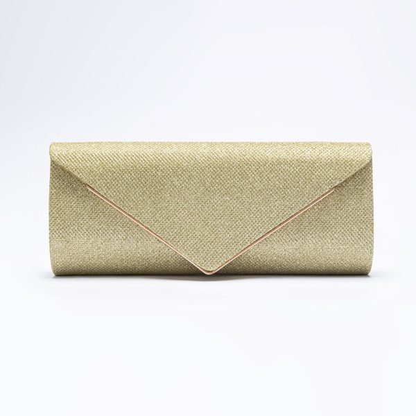 Women's Envelope Clutch Bag with Detachable Chain