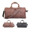 Cowhide Leather Travel Luggage Bag