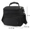 15L Oxford Double Deck Insulated Cooler Bag w/ Handle
