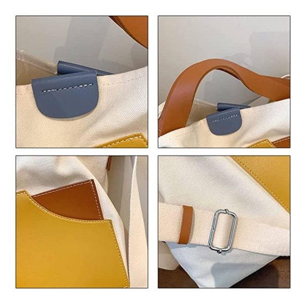 Canvas Shoulder Tote Bag