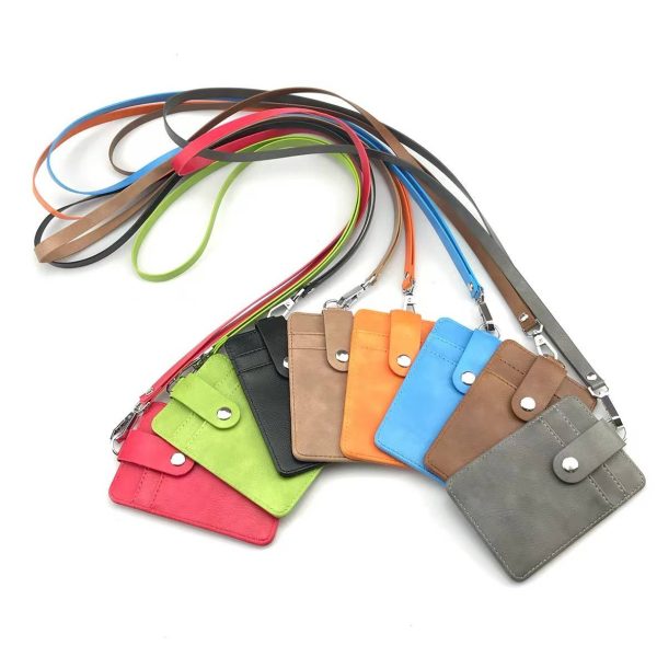 PU Leather Business ID Card Holder