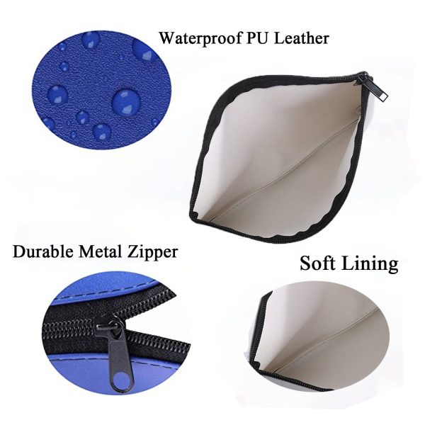 Leatherette Bank Deposit Cash Bag