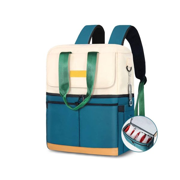 36 Can Waterproof Nylon Cooler Backpack for Picnic