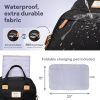 Waterproof Durable Travel Diaper Backpack w/ Multi-Pocket