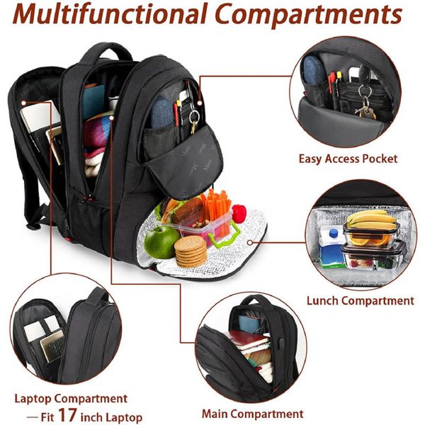 40L Large Capacity Waterproof Oxford Cooler Backpack