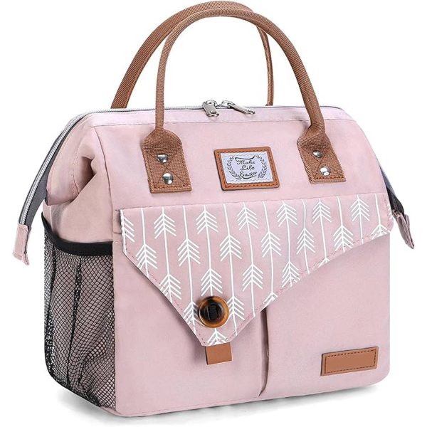 11L Non-Woven Insulated Lunch Cooler Tote Bag w/ Handle
