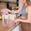 16.2L Women's Oxford Lunch Cooler Tote Bag w/Shoulder Strap