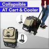 60-Can Insulated Trolley Cooler Bag with Wheels