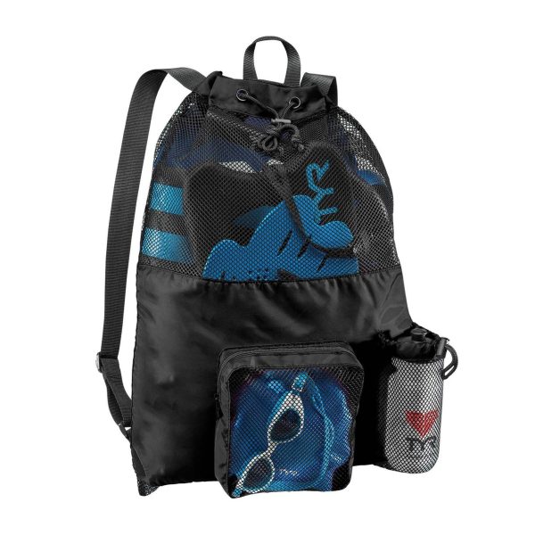 Drawstring Mesh Backpack