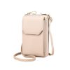 Women RFID PU Leather Crossbody Wallet w/Card Slots
