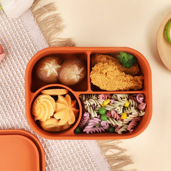 Silicone microwave lunch box