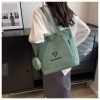 Spacious Canvas Commuter Bag w/ Coin Purse
