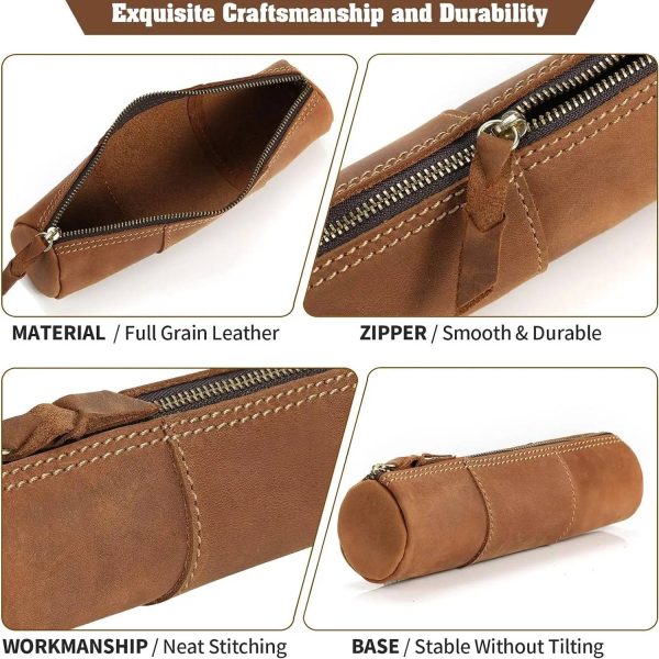 Genuine Leather Pencil Case