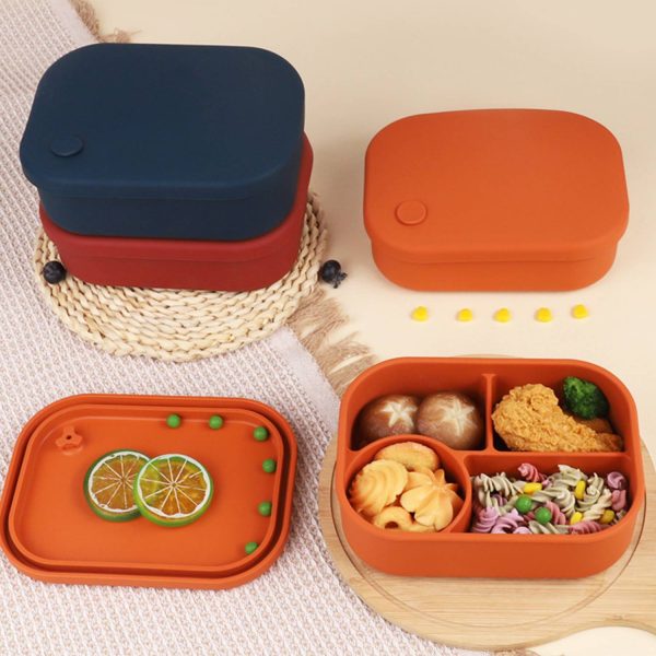 Silicone microwave lunch box