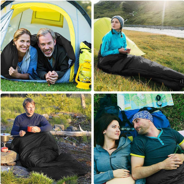 Camping Sleep Bag with Pillow