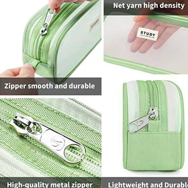 Mesh Large Capacity Pencil Pouch