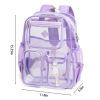 PVC outdoor fitness transparent backpack